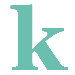 Letter - Lower Case 'j' Stretched Wall Art