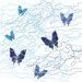 Imagination - Butterfly Trails Stretched Wall Art