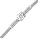 Unique Horseshoe Design Sterling Silver Half Bracelet with Cubic Zirconia