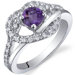 Rhythmic Harmony 0.50 Carats Ring in Sterling Silver