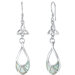 Opal Celtic Style Dangle Earrings
