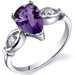 3 Stone 1.75 Carats Ring in Sterling Silver