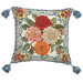 Mandarin Garden - Dahlia 100% Wool Needlepoint Pillow