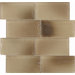 Fashion 3" x 6" Glass Mosaic in Mix Fashion Sand