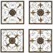 Metal Wall Plaque Set