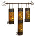 Metal and Glass Tealight Sconce