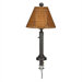 Tahiti Outdoor Umbrella Table Lamp with Wicker Shade