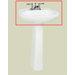 Marathon Senior 4" Center Pedestal Sink Basin