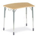 Zuma Plastic Bow Front Desk