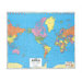 US/World Map (51" x 51")