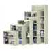 72" H Steel Five Shelf Bookcase