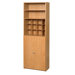 2 Door Bookcase with CD Organizer