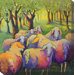 Knitting Circle Art Painting