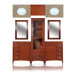 Metropolitan 86" Double Basin Vanity with 78" Linen Tower