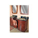Jasmine 91" Double Basin Vanity with 18" Center Laundry Hamper