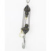 Wood Block and Tackle Pulley Hook Pendant