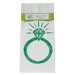 Organic Ring Block Print Tea Towel