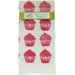 Organic Cupcake All Over Pattern Block Print Tea Towel
