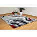 Designer Hochflor Teppich "Shaggy" mit Streifen Muster Langflor