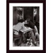 Sidewalk Cafe, Boulevard Diderot Wood Framed Art Print