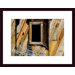 Window and Siding Abstract Wood Framed Art Print