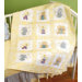 ABC 123 X.S Quilt Blocks Stamped Cross Stitch
