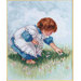 Collecting Daisies Counted Cross Stitch