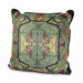 Arts and Crafts Thistle and Rose Bud Pillow
