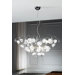 Rosas 11 Light Chandelier in Bright Chrome