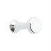 Aluminum Base Coat/Hat Hook with 1.25" Diameter
