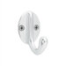 Aluminum Base Coat/Hat Hook 1.25" H with Aluminum Finish