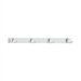 Four Hook Extruded Aluminum Coat Rack