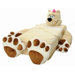Cozy Cuddly Comfort Blankie with Fuzzy Brown Bear Signature