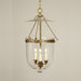 3 Light Medium Bell Jar Foyer Pendant