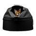 Mobile Pet Bed/Carrier in Jet Black
