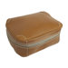 Flat Leather Toiletry Bag