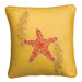 I Sea Life&reg; Beaded and Embroidered Starfish Indoor Cotton Toss Pillow
