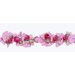 Pink Gingham Dog Collar with Petal Flower Rosettes and Pearls