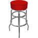 High Grade Padded Bar Stool in Red