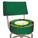 Nine Ball Padded Bar Stool with Back