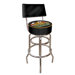 Texas Hold'em Padded Bar Stool with Back