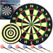 Game Room Dart Set with 6 Darts and Board