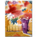 Ochre Wall Golden, Sheila, Canvas Art - 32" x 24"