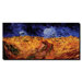 Wheatfield with Crows by Vincent Van Gogh, Canvas Art - 12" x 24"