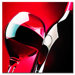 Red Wine by Roderick Stevens, Canvas Art - 18" x 18"