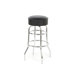 High Grade Padded Bar Stool in Black