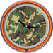 Hunt Camo Double Ring Neon Clock