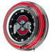 NCAA 14" Neon Clock