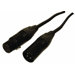 600" Performer Series Lo - Z Microphone Cable with Neutrik Black / Nickel