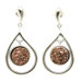 Druzy Sterling Silver Dangle Earrings